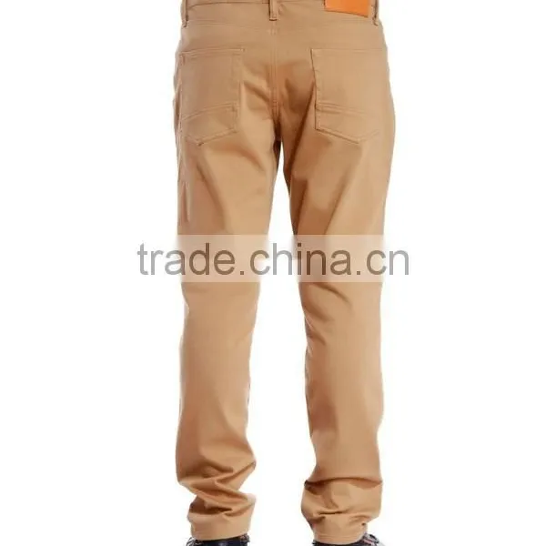 Make in China Cheap Price New Style Khaki Long Stretch Pants photo-4