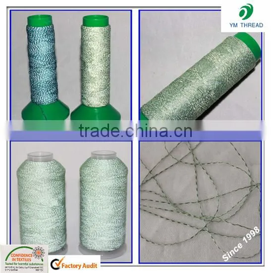 YM Brand High Visibility Reflective Sewing Thread for Garments Embroidery photo-4