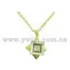 Fashion Alloy Necklace With Gold Plated