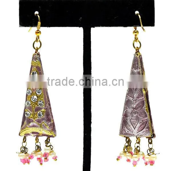 lac Antique Earrings Set , jaisalmeri earings