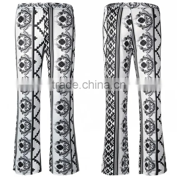 2017 New Casual Ladies Wide Leg Pants Palazzo Pants Women photo-5