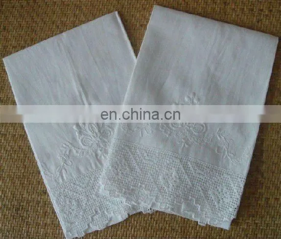Hemstitched Linen Tea Towel