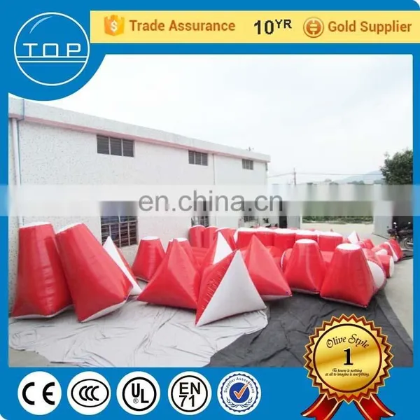 Popular Adult Games Inflatable Bunkers for Rental Paintball Equipment With High Quality photo-3