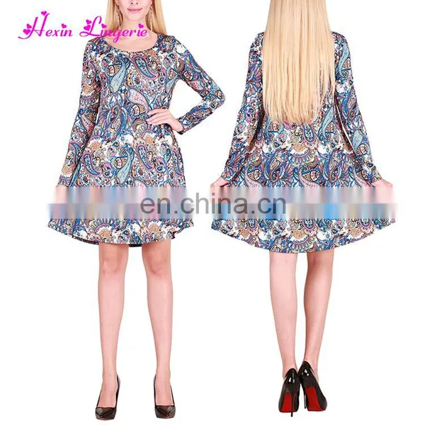 Wholesale Price Exquisite Pattern Printing One-piece Latest Styles Adult Onesie Dress