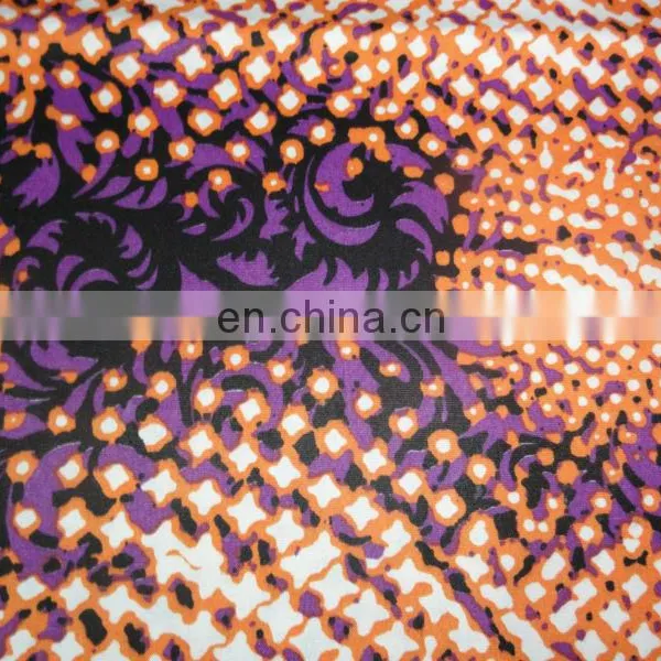 POLYESTER WAX West African Printed Damask Shadda Fabric Fashion Guinea Brocade Garment Cheap Textiles