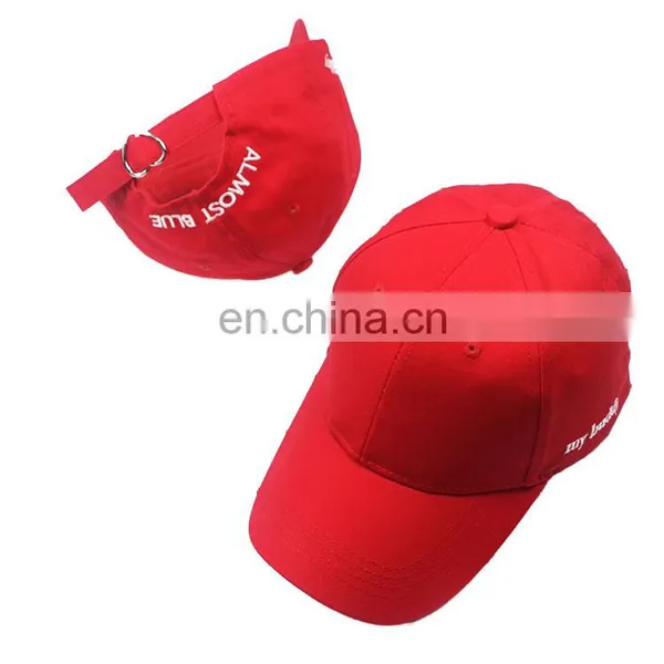 Wholesale Fashion Cheap Custom Promotion Embroidery Cotton Red Baseball Cap photo-3