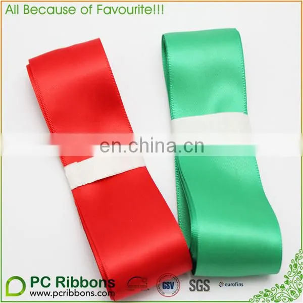 Red Green Ribbon for Christmas Giftwrap Decoration