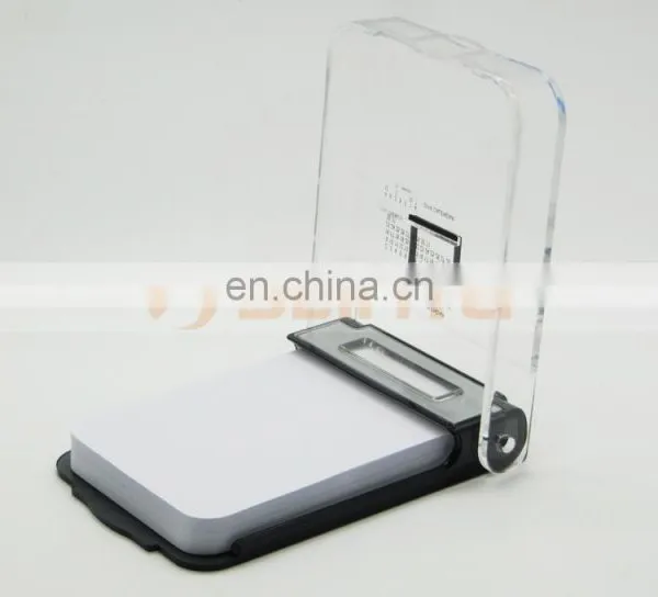 Foldalbe Business Gifts Transparent PP Sticky Notes Box Customized Logo photo-4