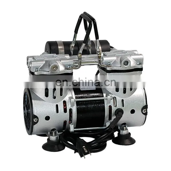 New Design Silent Oil Free Piston Portable Vacuum Pump for Fish Farming Tank photo-2