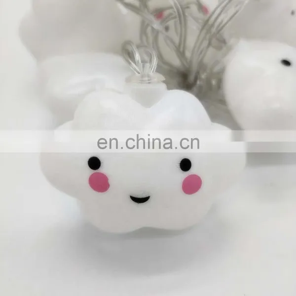 Lovely Smiling Cloud Style 10 Lights Kids Battery String Lights photo-6