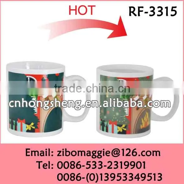 Wholesale 11oz Can Shape Ceramic Smile Face Designed Color Changing Mug & Magic Cup photo-6