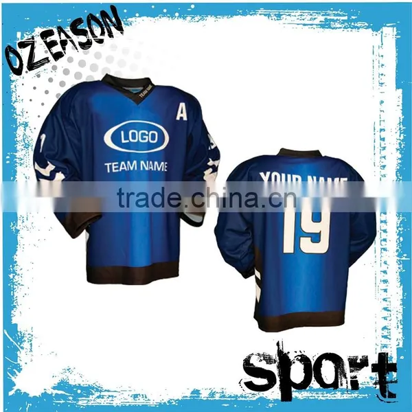 OEM Manufacturer Customized Ice Hockey Jersey Set Supplier's Choice photo-5
