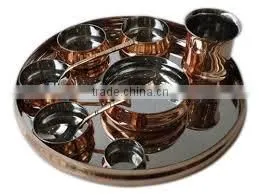 SS And COPPER MAHARAJA THALI SET photo-2