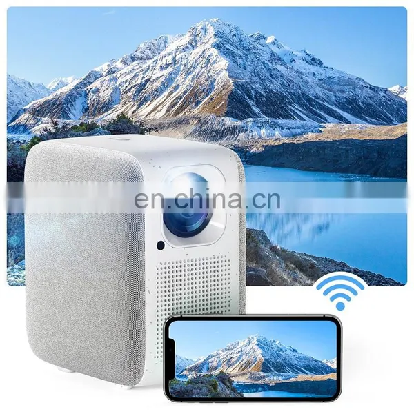 HAKOMINI PL4 Smart Projector 1080P LCD 400 ANSI Lumens Portable Projector 2.4G/5G WiFi Projector