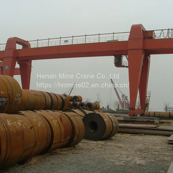 Double Girder Gantry Crane Cantilevers Winch Trolleys High Strength for Sale photo-4