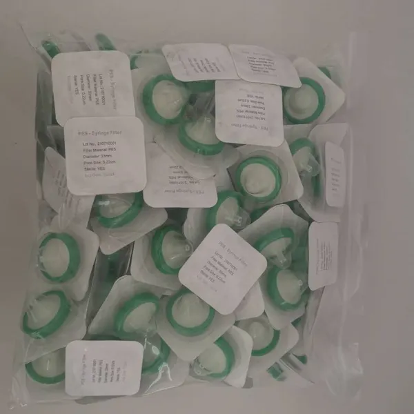 Sinsung Filter PES Polyethersulfone 0.22um Independent Packaging Disposable Sterilizing Syringe Filter photo-2