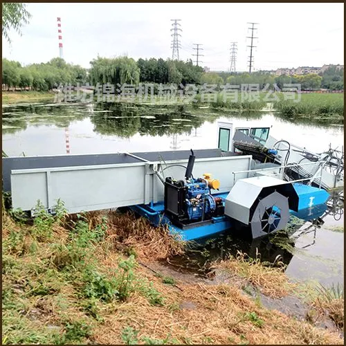 Высокоэффективный сборщик водных сорняков для очистки озер