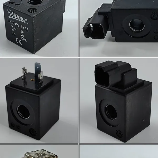 Sany Pump Truck Crane Air-cooled Motor Cartridge Valve 26V Directional Valve EC04W Solenoid Pneumatic Solenoid Valve Coil photo-5