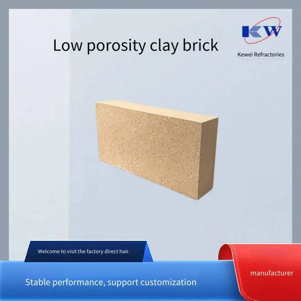 Low Porosity Clay Bricks, Low Porosity, Dense Structure, Good High-temperature Stability, Erosion Resistance, Manufacturer of Refractory Bricks