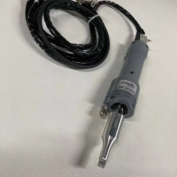 Handheld Ultrasonic Welding Machine 35k, Ultrasonic Hand Welder, Fabric Spot Welder, Plastic Rivet Welder photo-5