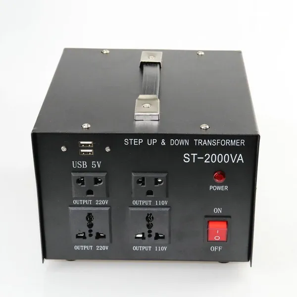 3000W Travel Adapter With 110V-220V Step Up/Down Voltage Conversion