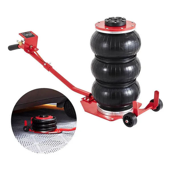 Triple Bag Air Jack 3 Ton (6600 Lbs) Capacity Portable Pneumatic Car Jacks Heavy Pneumatic Air Bag Jack Inflatable Lifting Airbag for Car Repair photo-5