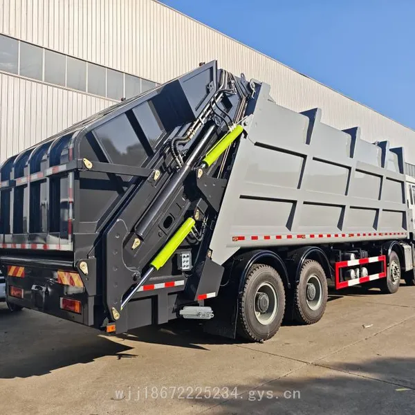 Shaanxi Automobile Delong M3000s 26-cubic-meter Compressed Garbage Truck With Four Axles in the Front and Eight Axles in the Rear, Large Dump Extrusion Truck photo-4