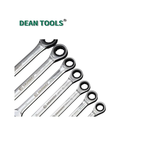 Shangke Tools Ratschen-Kombinationsschlüssel, Kombinierte Ratschen-Design, Kombination aus offener Spitze und Ratschen-Buchspitze photo-4