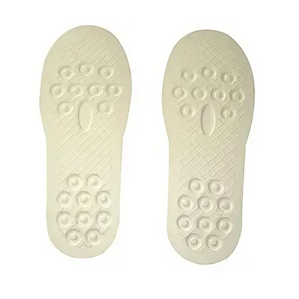 Sugarcane Pulp Disposable Slipper Sole, Biodegradable & Plastic-Free, Non-Slip Dry Breathable Custom Molded Insole photo-5