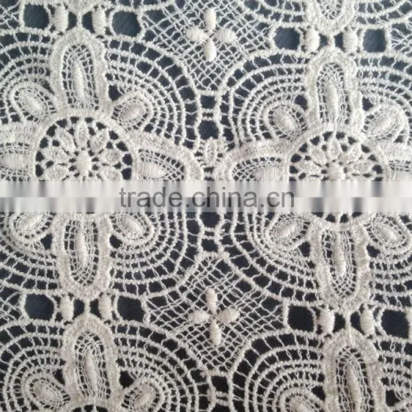 2016 Whole Sale Lace Accessory 100% Cotton Embroidery Full Lace for Garment photo-3