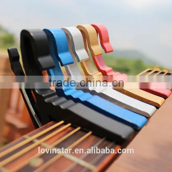 Dropshipping Stringed Instruments Parts Classic Electric Quick Change Guitar Blue Capo photo-4