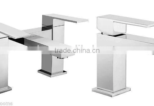 Single Lever Chrome Side Action Mono Basin Mixer Tap Waterfall Basin Bathroom Faucet NO.B002 photo-3