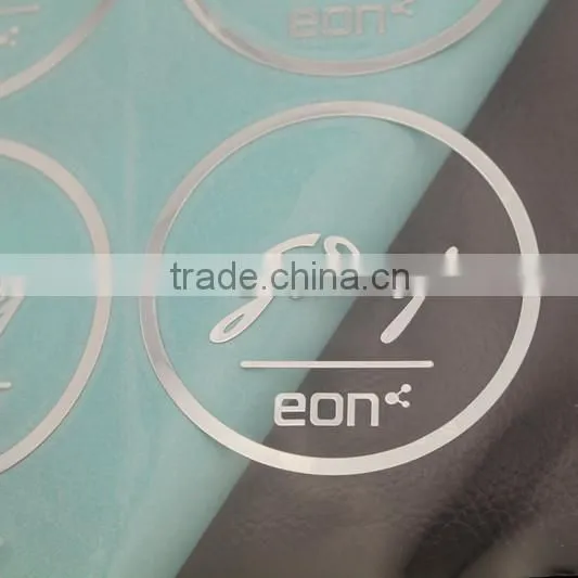 Custom Nickel Thin Metal Die Cut Stickers