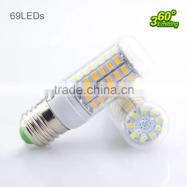 E27 LED Corn Bulb 220V SMD5730 LED Lamp Pendant Light 24LED 36LEDs 48LEDs 56LEDs 69LEDs 72Leds For Indoor Light