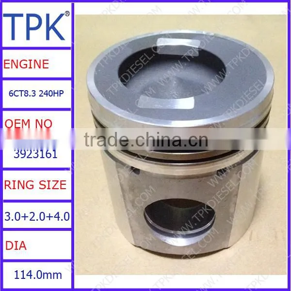 6CT8.3 240HP Diesel Engine Parts Piston Kit 3919565 3802281 3923161 3923164 photo-2
