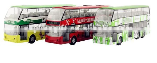 Hot Selling New 7.5'' Diecast Bus Models With Sound and Light for Kids photo-3