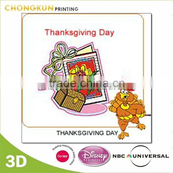 Manufacture 3D Lenticular Paper Card for Easter photo-3