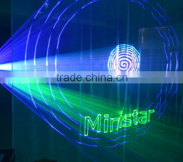 Bright-colored 3000mw MINISTAR RGB 3d Animation Stage Laser Light With Factory Price