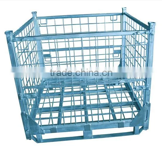Wire Mesh Roll Container for Warehouse Pallet Rack Storage photo-4