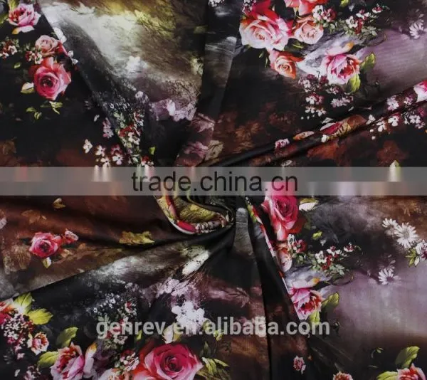 Digital Print Digital Fabric Printng Polyester Fabric Different Types of Fabric Printing photo-2