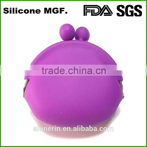 Bulk Wholesale Mini Silicone Coin Money Wallet Purse photo-3