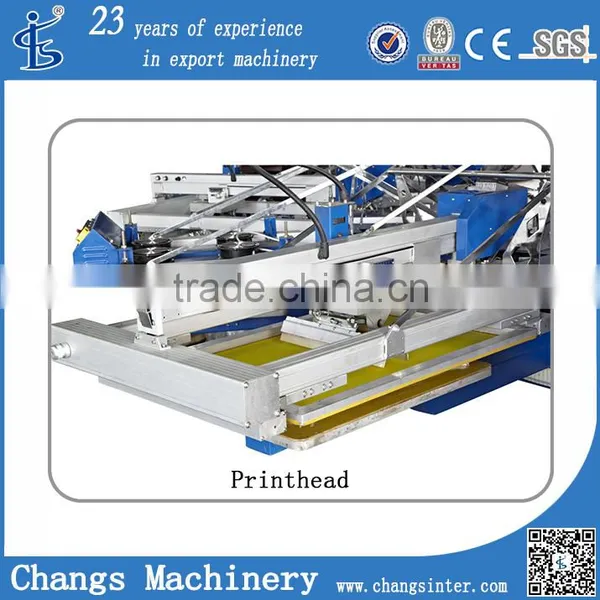 Automatic Rotary Silk Screen Printing Machine for Garment/T-shirt/Fabric/Textile/Clothes/jute Bag/Non-woven Fabric/Sole/Sale photo-3