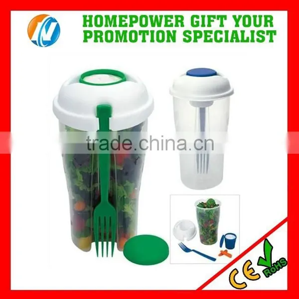 2015 New Product Salad Shaker Cup Salad Cup With Fork photo-3