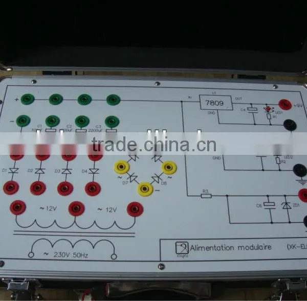 Electronic Training Kit, AC and DC Power Circuits Trainer