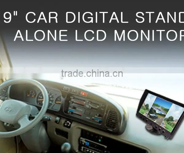 9 Taxi Lcd Monitor Video Player Inch Lcd Touch Screen Monitor Portable With One CCD Camera Car tv photo-6