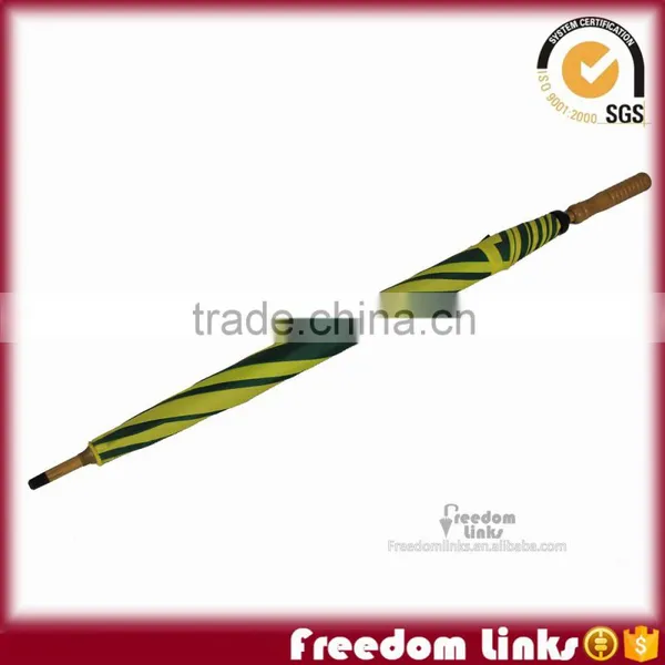 Straight Wooden Umbrella With Wooden Handle photo-3