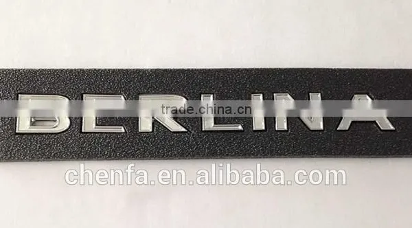 New Style 3D Plastic Chrome Plating Car Emblem photo-3