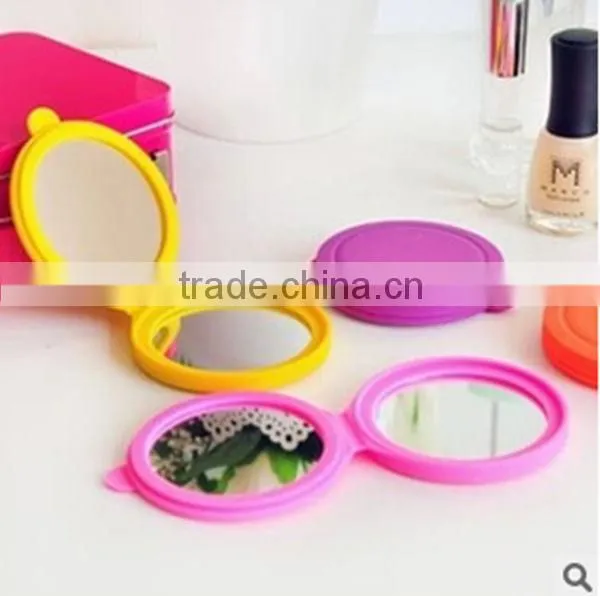Cheap Fashion Silicone Mirror Pieces for Promotional Gift