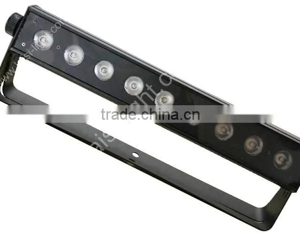 RGB/White Led Strobe Wash 9pcs LED Wall Washer Bar Light photo-4