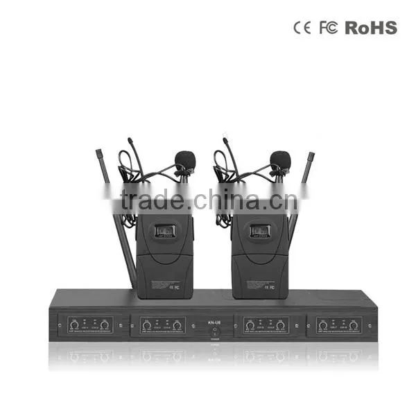 High Quality Four Handheld Four Lavalier Four Headwearing Microphone photo-3
